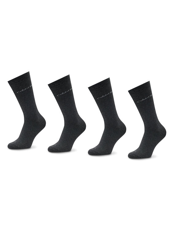 Set di 4 paia di calzini lunghi da uomo Calvin