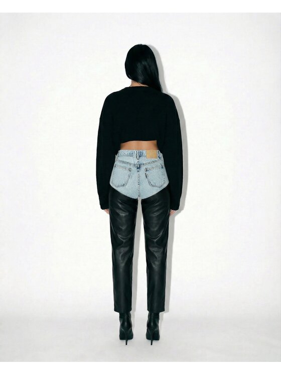 MissDenim MissDenim Jeansy Slim Jeans Niebieski Mom Fit