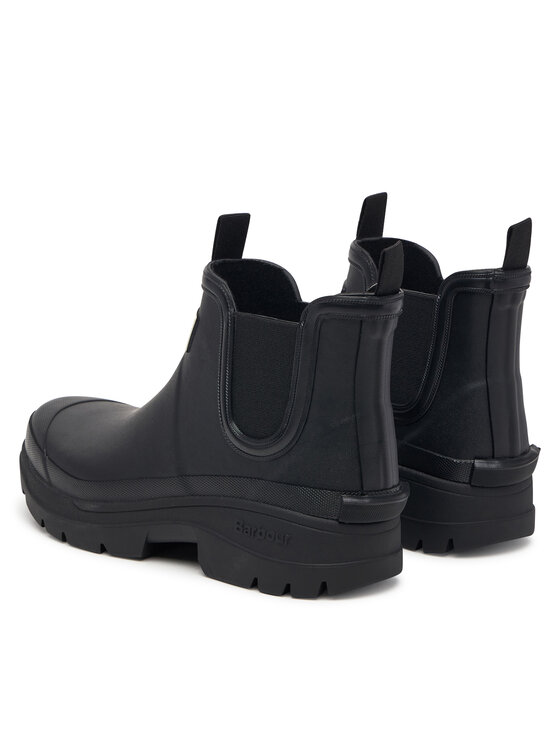 Barbour Barbour Cizme de cauciuc Nimbus Chelsea Welly LRF0099BK11 Negru