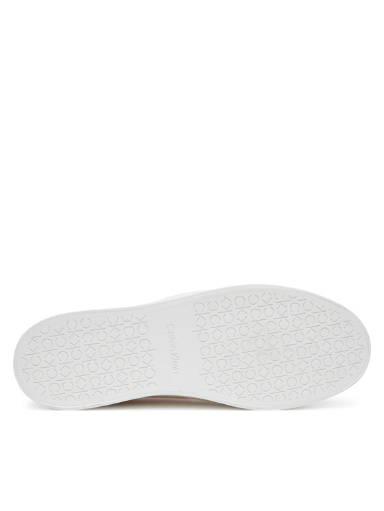 Calvin Klein Calvin Klein Laisvalaikio batai Vulc Lace Up - Jacq HW0HW02412 Écru