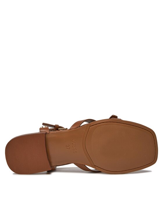 Guess Sandalen Tamper FLJTAM LEA03 Braun | Modivo.de