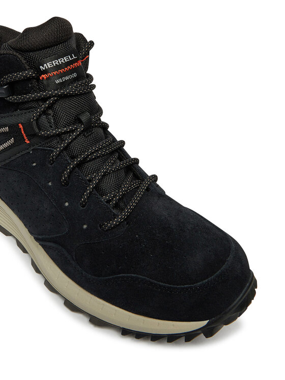 Merrell Merrell Pohodni čevlji Wildwood Mid Ltr Wp J068027 Črna