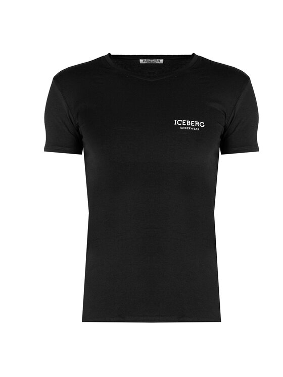 Iceberg Iceberg T-Shirt ICE1UTS02 Μαύρο Slim Fit