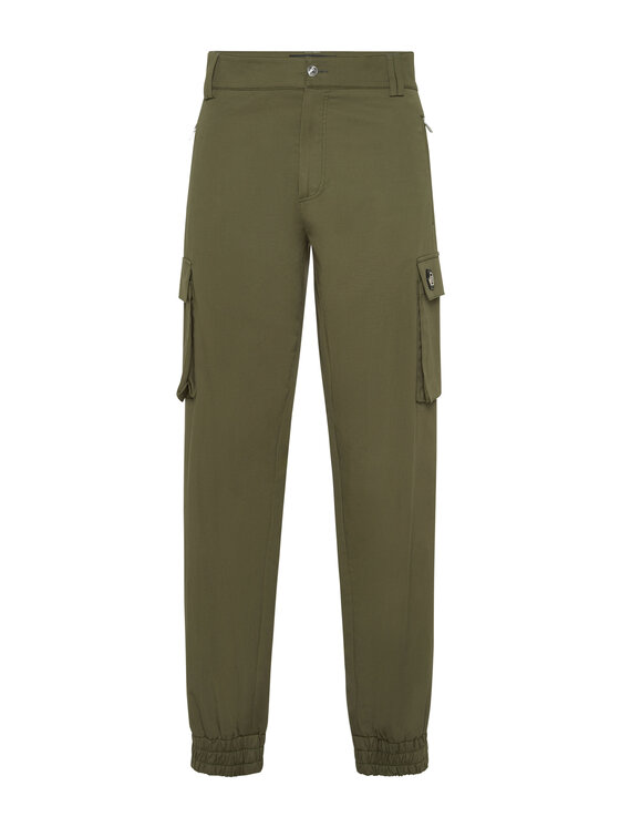PHILIPP PLEIN PHILIPP PLEIN Joggery 25467 Zielony Jogger Fit