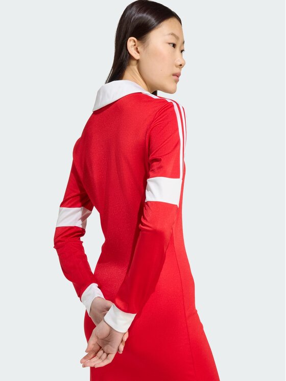 adidas adidas Sukienka codzienna 154383 Czerwony Slim Fit