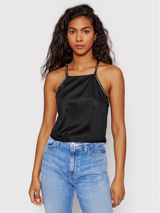 Calvin Klein Jeans Calvin Klein Jeans Top J20J218183 Nero Regular Fit