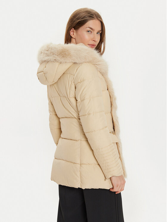 Marciano Guess Marciano Guess Пухено яке Zoe 4BGL41 7188A Бежов Regular Fit