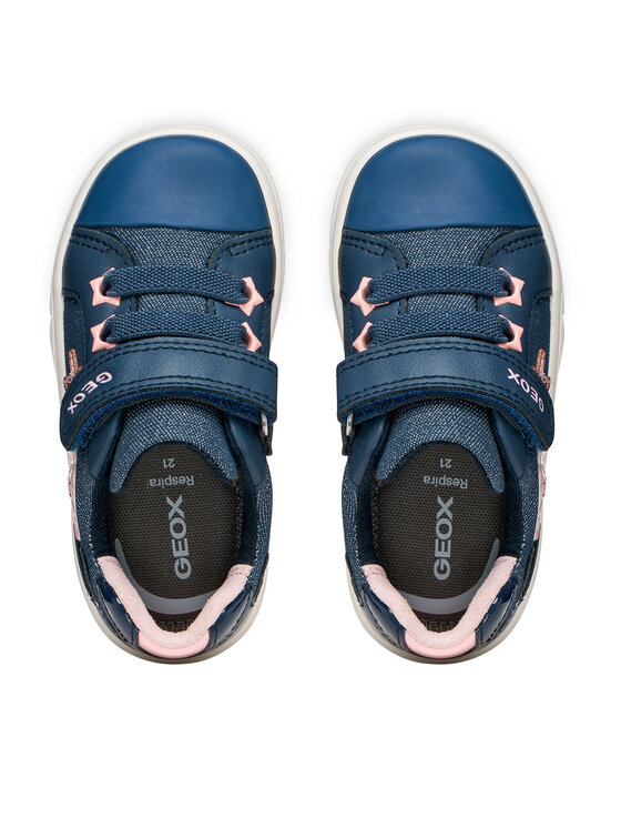 Geox Geox Sneakers aus Stoff B Gisli Girl B651MB 00954 C4BE8 S Dunkelblau