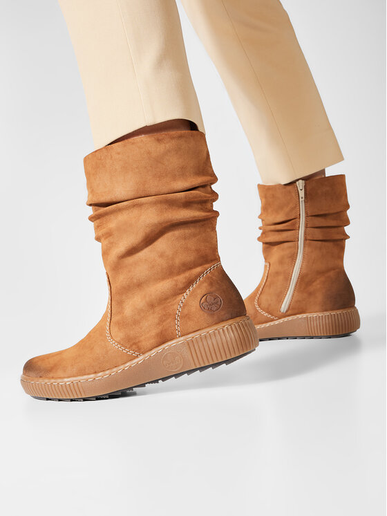 Rieker Rieker Škornji Z6651-24 Rjava