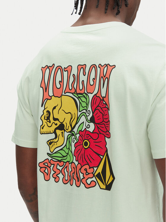Volcom Volcom T-krekls Tooflow A3512551 Zaļš Classic Fit