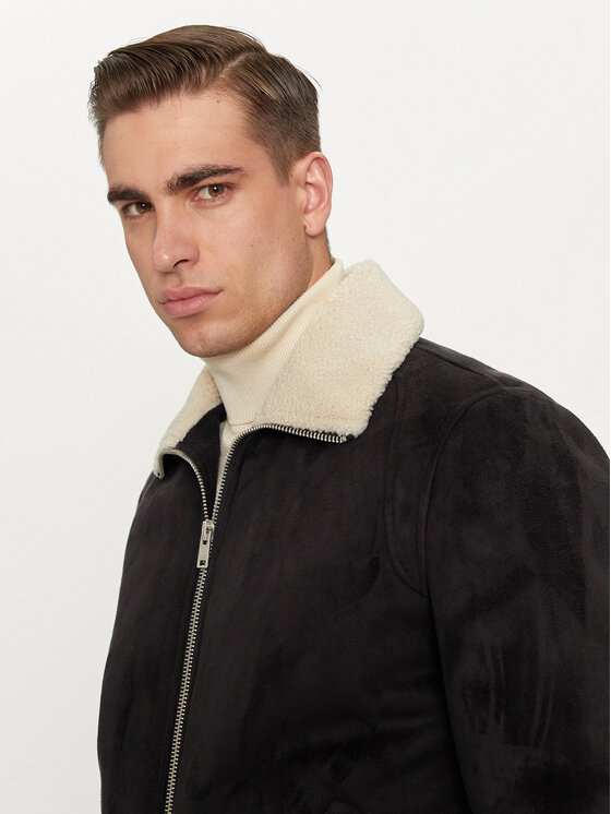 Liu Jo Liu Jo Cappotto in shearling QF4097 E0925 Nero Regular Fit