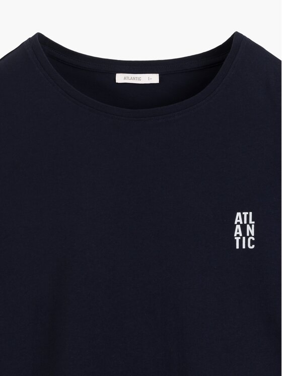 Atlantic Atlantic Piżama ATL Granatowy Regular Fit