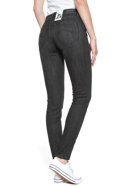 Lee Lee Jeansy SCARLETT Czarny Skinny Fit