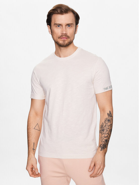 Outhorn T-shirt TTSHM467 Écru Regular Fit