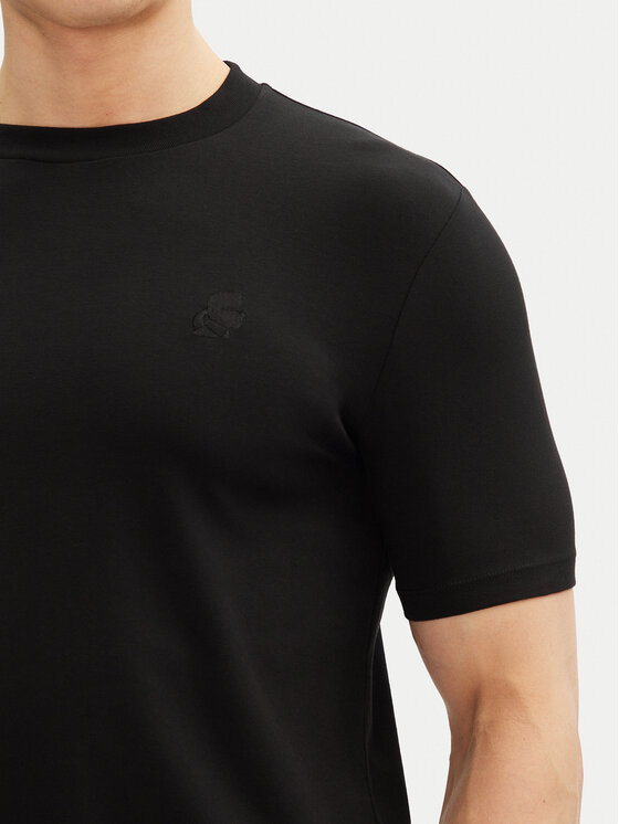 KARL LAGERFELD KARL LAGERFELD Tričko 755750 500221 Čierna Regular Fit