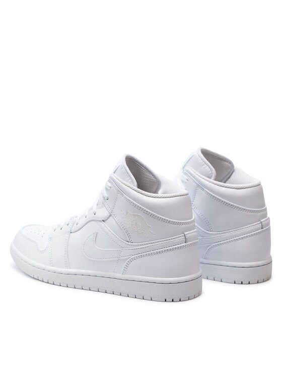 Nike Nike Snīkeri Air Jordan 1 Mid 554724 136 Balts