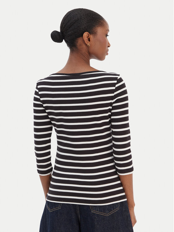 Tommy Hilfiger Tommy Hilfiger Блузка New Cody WW0WW40589 Чорний Slim Fit