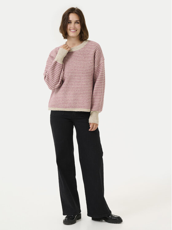 Kaffe Kaffe Светр Ellery 10509032 Рожевий Loose Fit