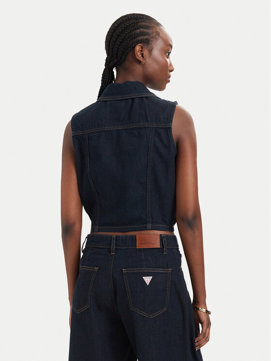 Guess Jeans Guess Jeans Vesta W6GHZ9 D7971 Tmavomodrá Regular Fit