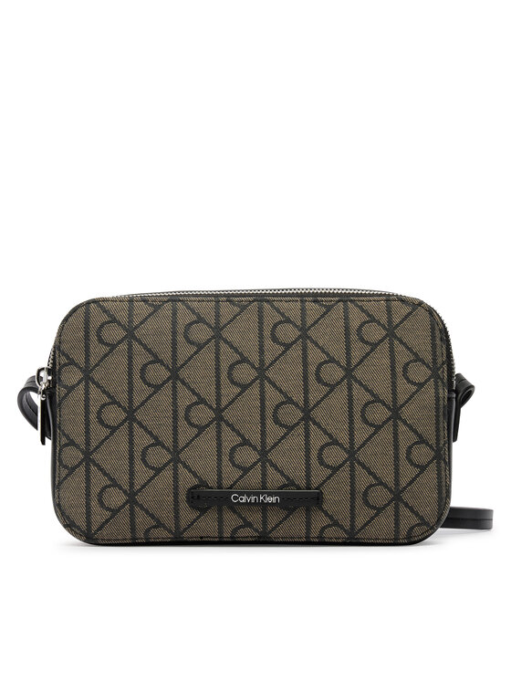 Calvin Klein Calvin Klein Rankinė Emblem Trio Pebble Shoulder Bag LV04F3533G Ruda
