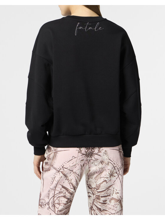 PHILIPP PLEIN PHILIPP PLEIN Bluza 26331 Czarny Regular Fit