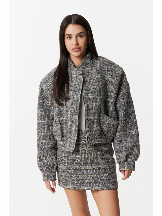 Magda Matyja Magda Matyja Marynarka MARIELLE BOMBER JACKET Niebieski Oversize
