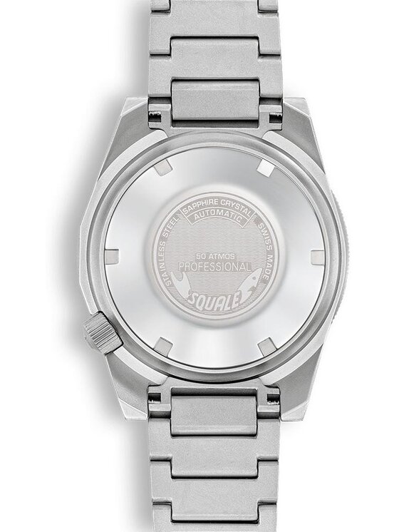 Squale Squale Zegarek 1521MILBL.SQ20S Srebrny