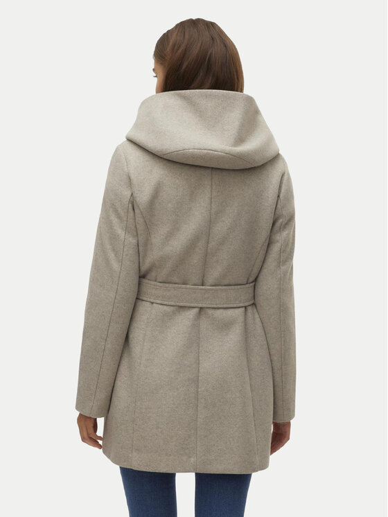 Vero Moda Vero Moda Cappotto di transizione Popliva 10310779 Beige Regular Fit