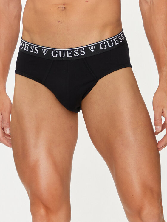 Guess Guess Súprava 5 kusov slipových nohavičiek U4YG20 K6YW1 Čierna