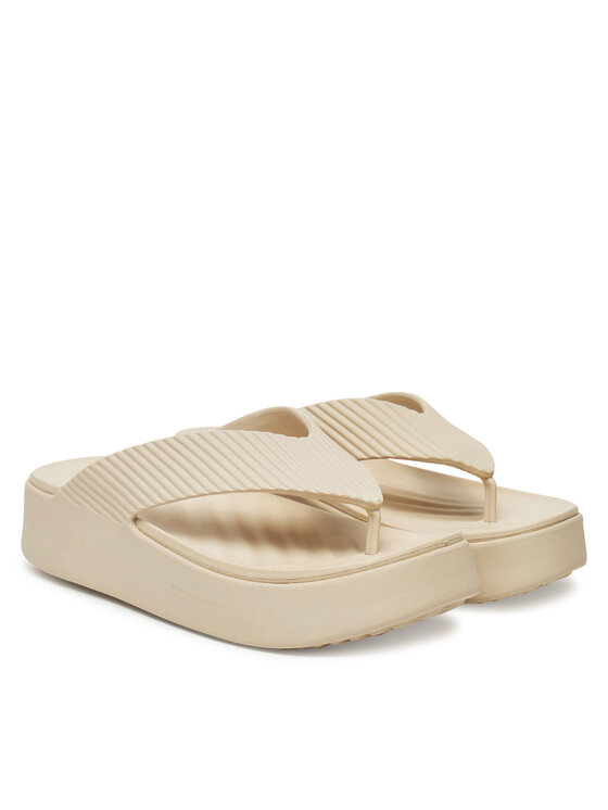 Crocs Crocs Flip-flops Getaway Groove Platform Flip 210700 Bézs