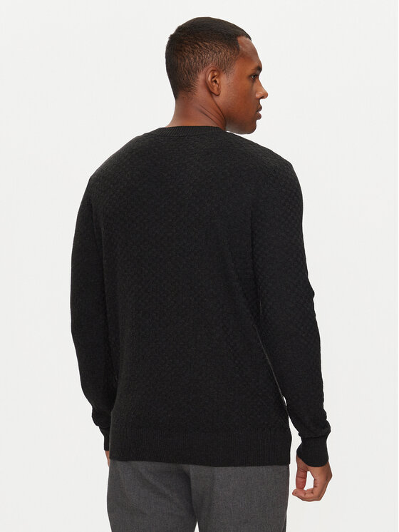 Sisley Sisley Džemper 1041S103O Crna Regular Fit