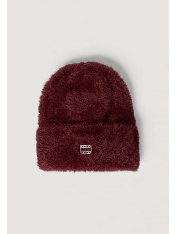 Tommy Jeans Tommy Jeans Berretto TJW HERITAGE FLUFFY BEANIE Bordeaux