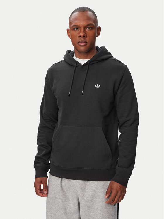 adidas adidas Mikina Trefoil Essentials KS8920 Čierna Regular Fit
