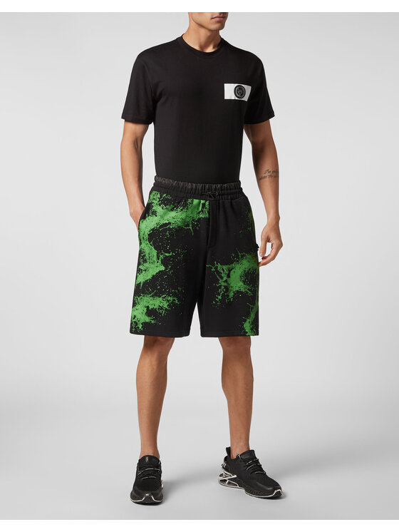Plein Sport Plein Sport Pantaloncini 7431 Nero Jogger Fit