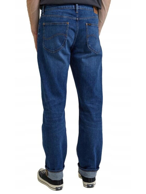 Lee Lee Jeansy West Niebieski Relaxed Fit