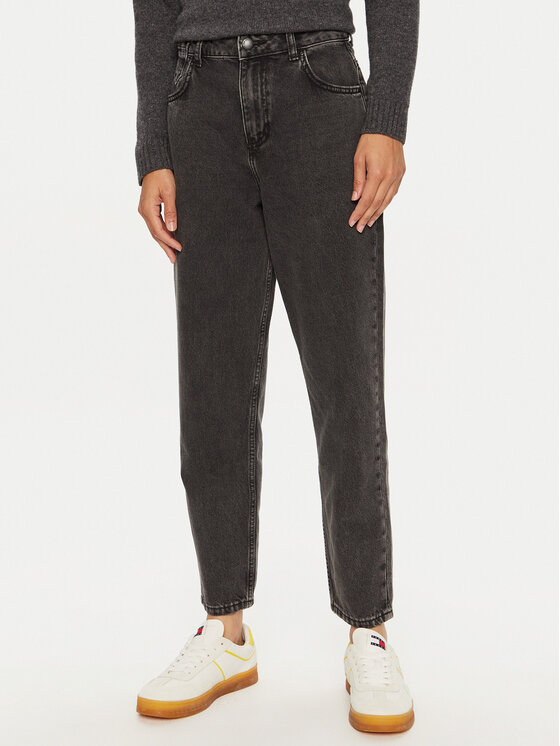 Mustang Mustang Jeans Charlotte 1015572 Nero Mom Fit