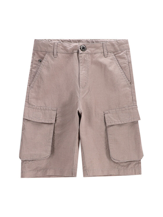 Coccodrillo Coccodrillo Szövet rövidnadrág WC5119501WBJ Bézs Regular Fit