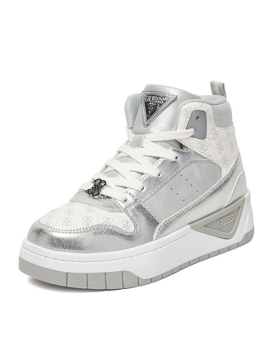 Guess Guess Sneakersy CEO-BIC29272JJKF3GG01 Stříbrná