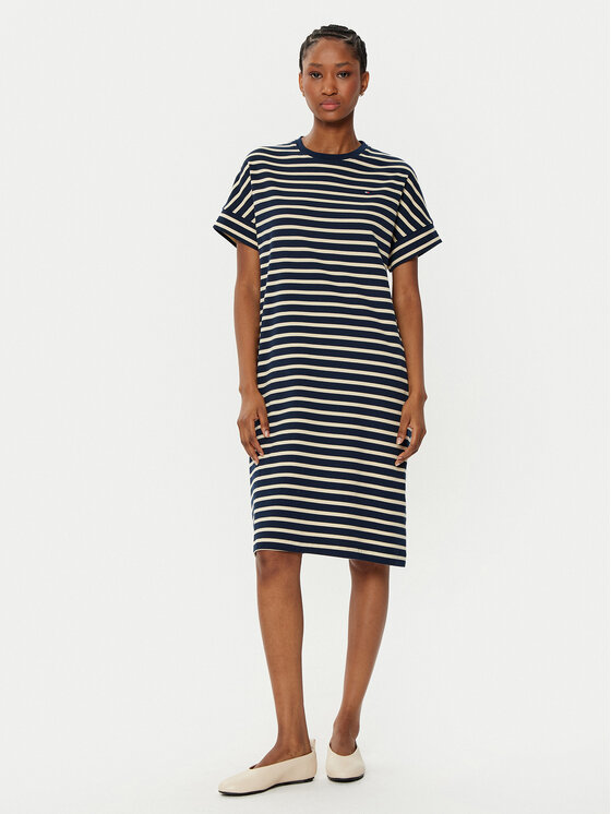 Tommy Hilfiger Tommy Hilfiger Každodenné šaty WW0WW45183 Tmavomodrá Regular Fit
