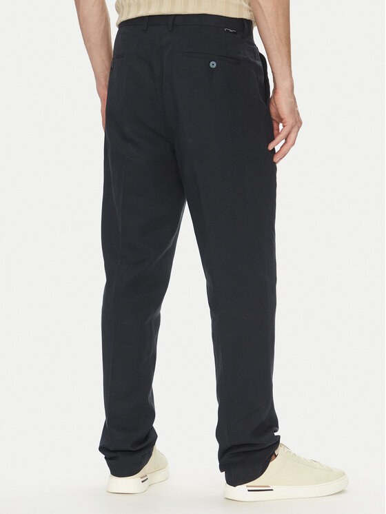 Liu Jo Liu Jo Kalhoty z materiálu QF4103 T2682 Tmavomodrá Regular Fit