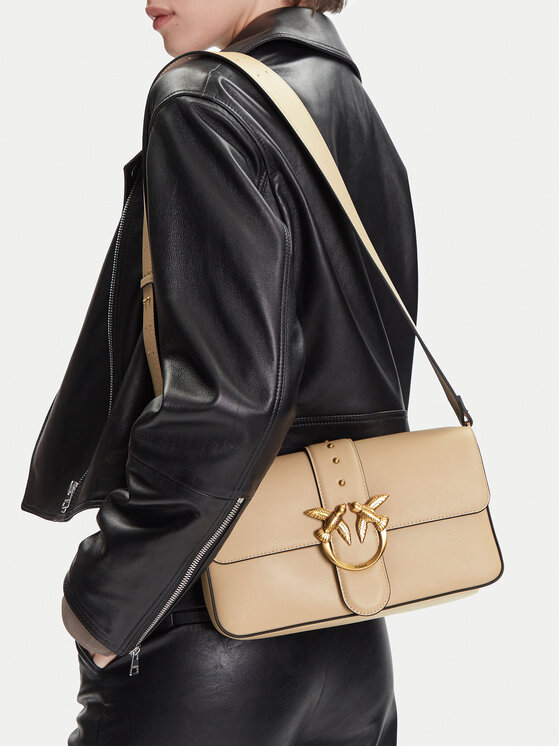 PINKO PINKO Geantă Love One Classic Fl 104524 A0QO C50Q Bej