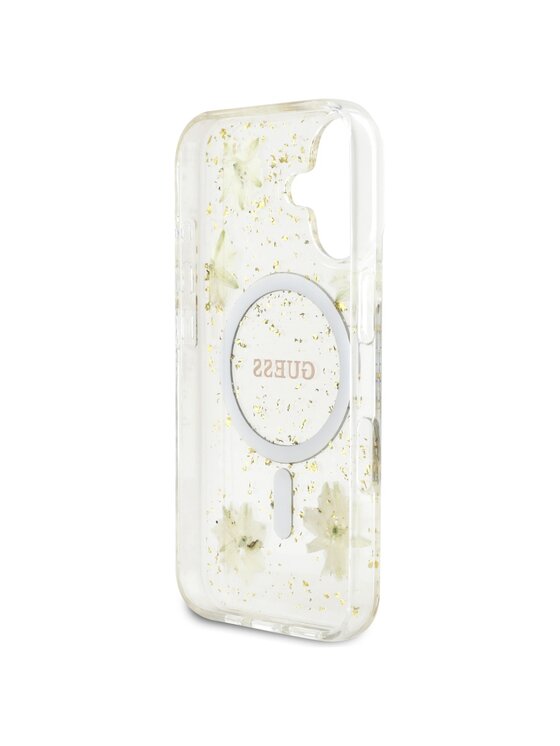 Guess Guess Etui na telefon Apple iPhone 16 Beżowy