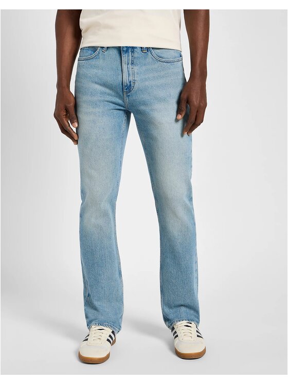 Lee Lee Jeansy LEON Niebieski Regular Fit