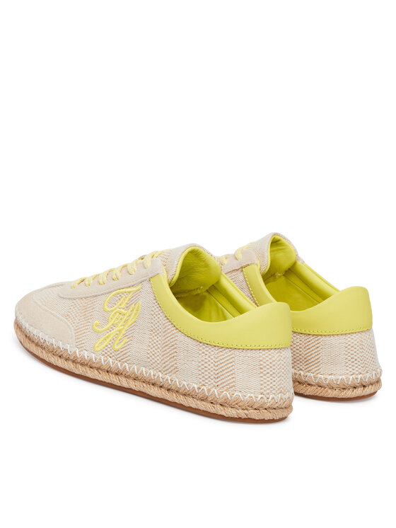 Tommy Hilfiger Tommy Hilfiger Espadrillid Woven Logo Embroidery FW0FW09108 Beež