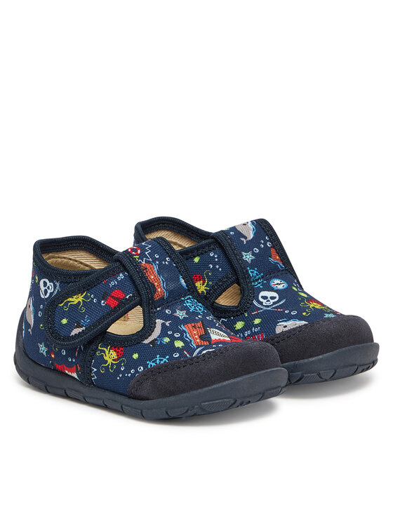 Froddo Froddo Kapcie Classic Slippers G1700411 M Granatowy