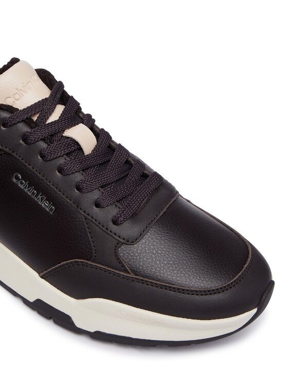 Calvin Klein Calvin Klein Αθλητικά City Runner Laceup Lth Mix HM0HM02309 Μπορντό