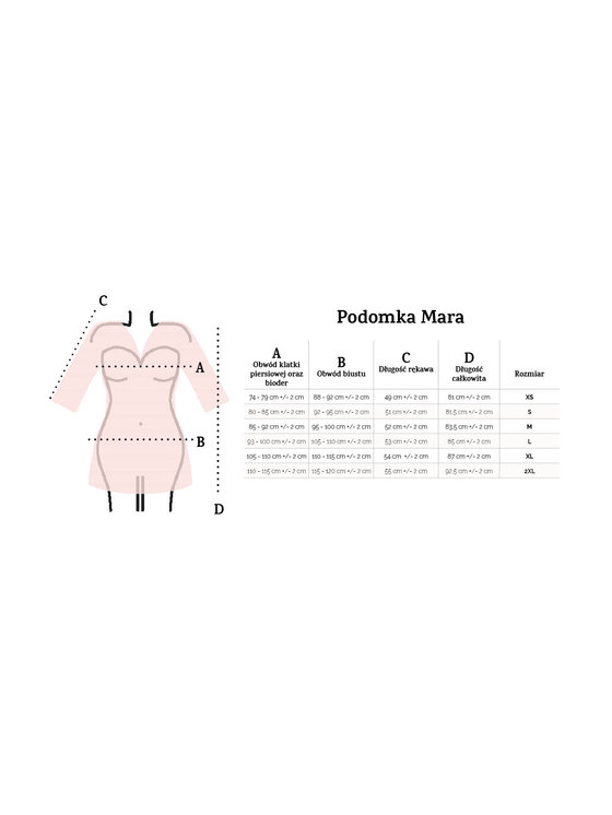 DKaren Lingerie DKaren Lingerie Szlafrok Mara Biały Close Fit