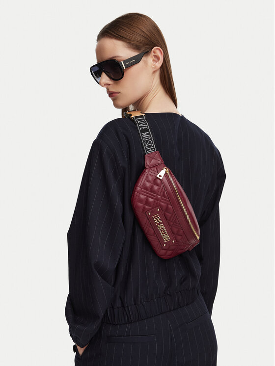 LOVE MOSCHINO Torbica oko struka﻿ JC4003PP1PLA0552 Tamnocrvena