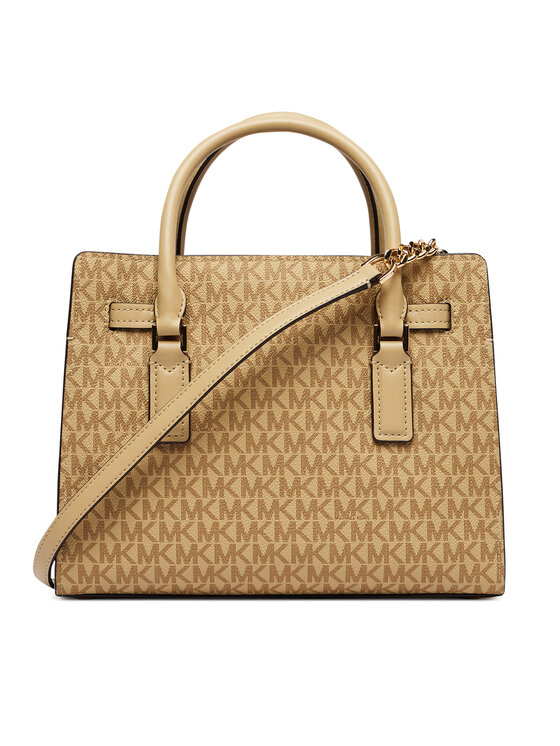MICHAEL Michael Kors MICHAEL Michael Kors Ročna torba Hamilton Moderne 30T6GNXS1V Kremna