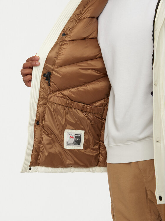Woolrich Woolrich Hanorac Arctic CFWOOU0866MRUT0001 Écru Regular Fit